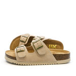 XTI Sandales Beige Femme Xti Cuir 142552. Coloris disponibles : Beige