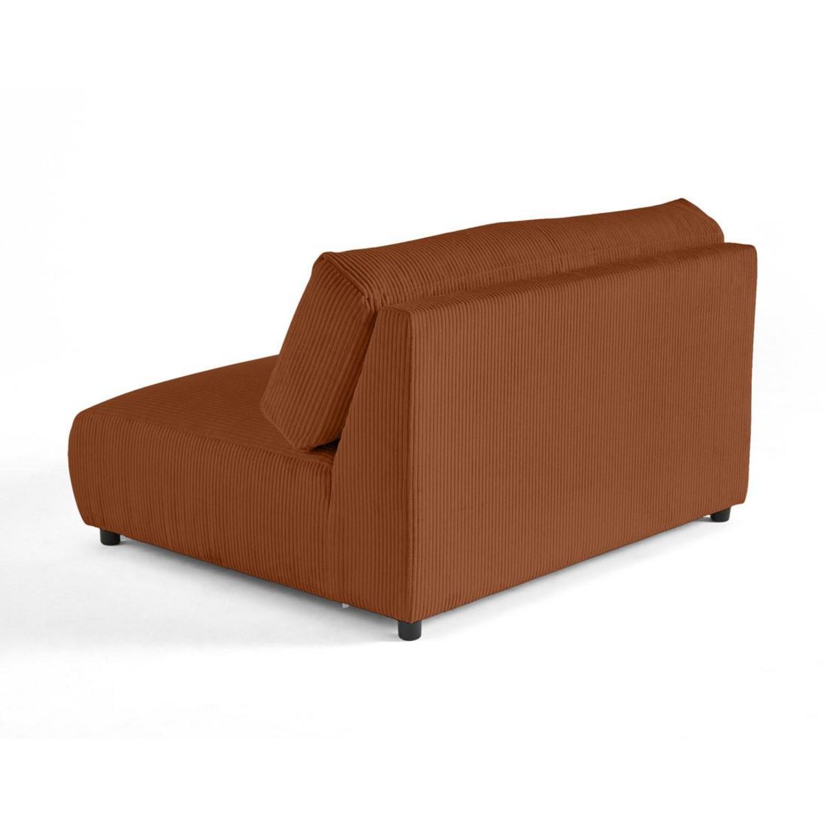 LISA DESIGN Garance - module d'assise 2 places sans accoudoirs - en velours côtelé