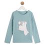 Voir la diapositive 1 : IN EXTENSO T-shirt manches longues à rayures fille
