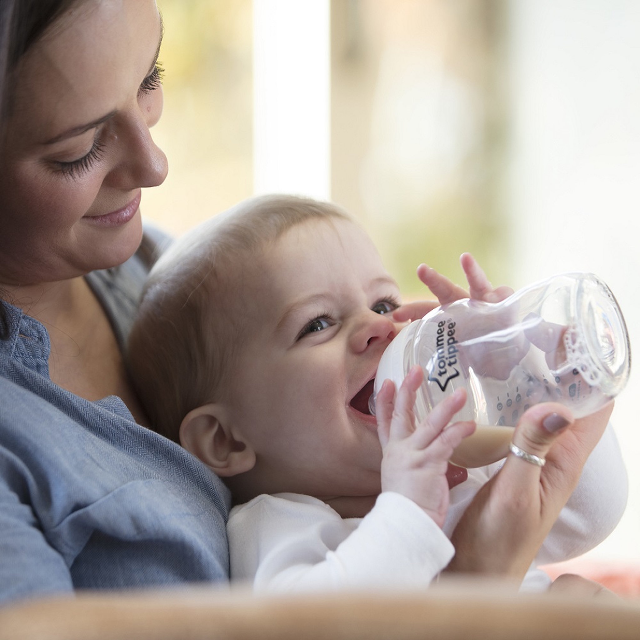 Voir la diapositive 7 : TOMMEE TIPPEE Biberon en verre 250ml Closer to Nature