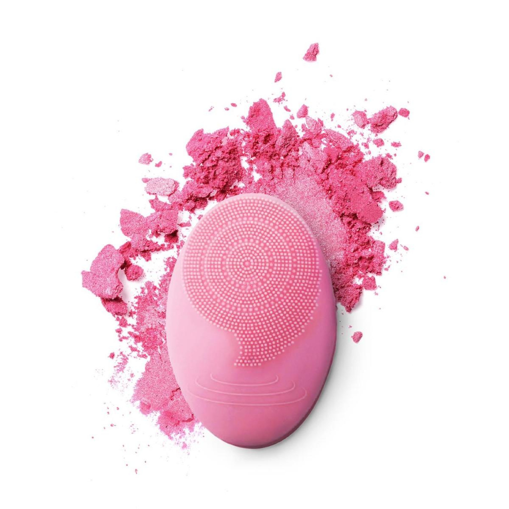 Voir la diapositive 3 : Cosmetic Club Brosse nettoyante visage  électrique  10cm rose