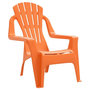 Voir la diapositive 3 : VIDAXL Chaises de jardin pour enfants lot de 2 orange 37x34x44 cm PP