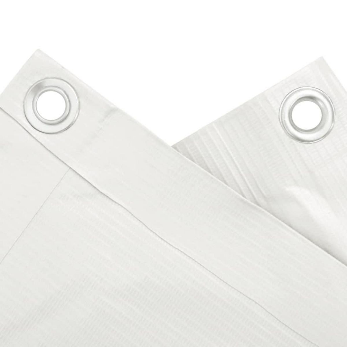 VIDAXL Ecran d'intimite de balcon blanc 400x75 cm PVC