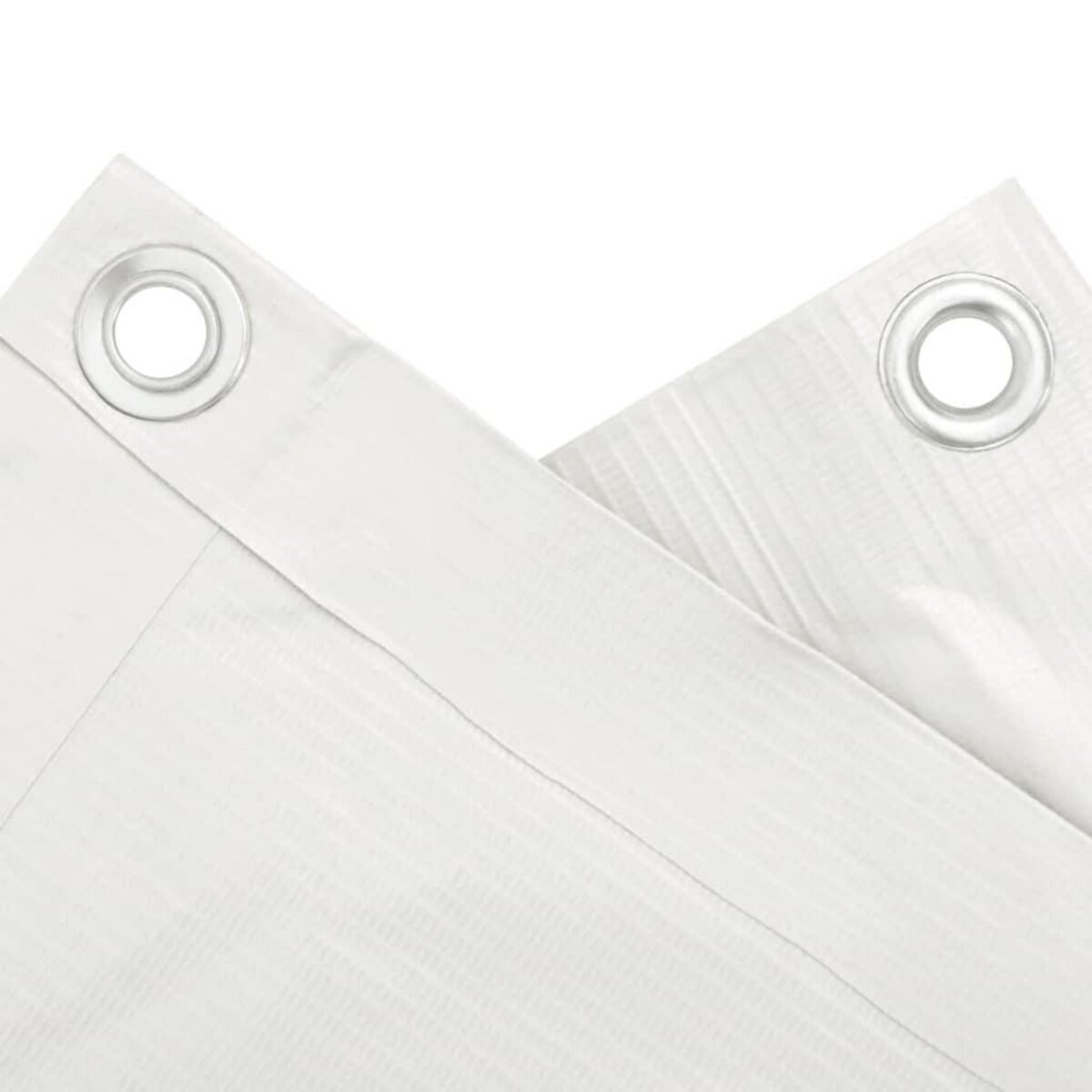 VIDAXL Ecran d'intimite de balcon blanc 400x75 cm PVC