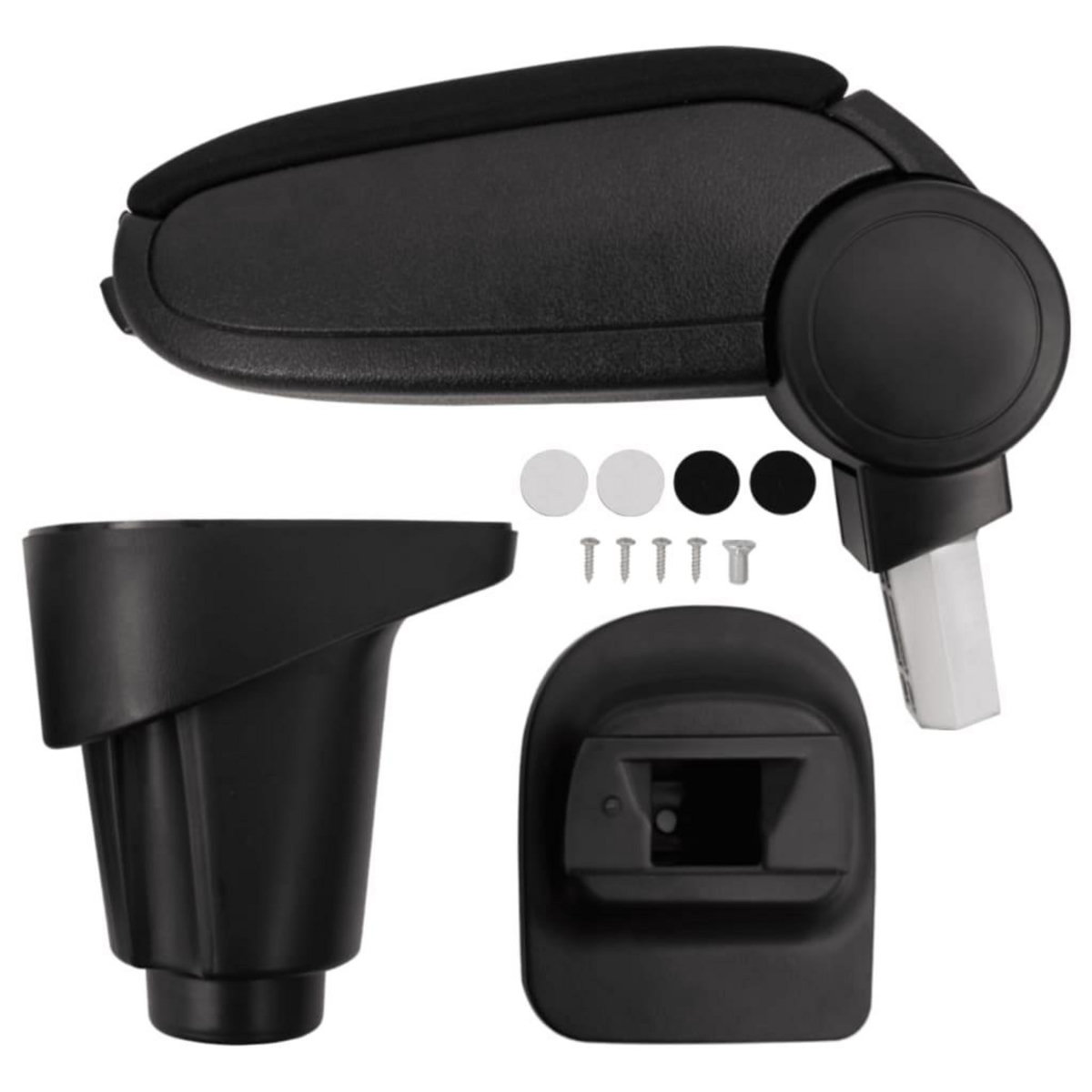 VIDAXL Accoudoir de voiture noir 14x35x(37-53) cm ABS