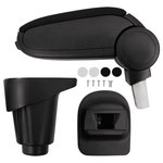 VIDAXL Accoudoir de voiture noir 14x35x(37-53) cm ABS