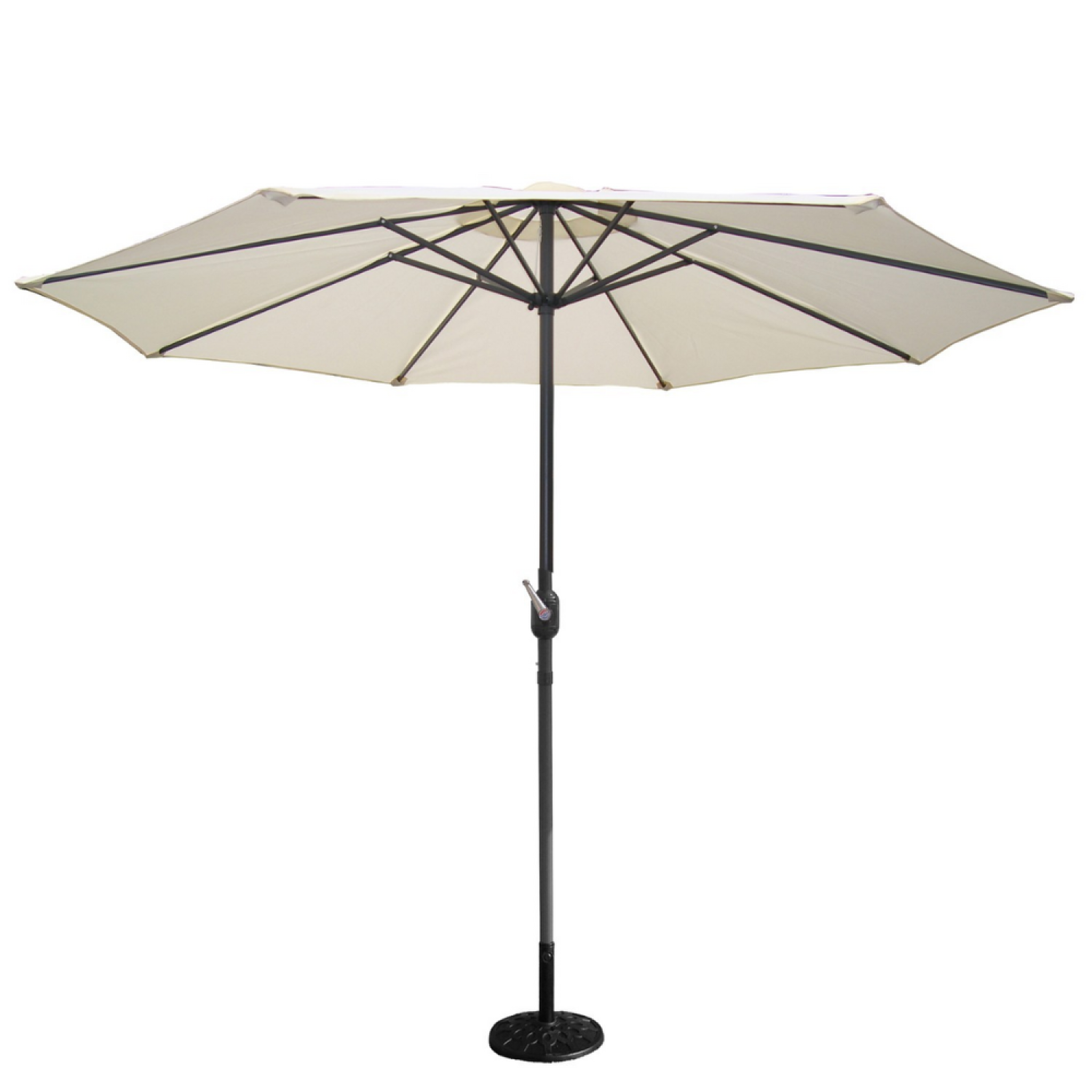 CONCEPT USINE Parasol  ecru droit rond 27 x 27 m figari