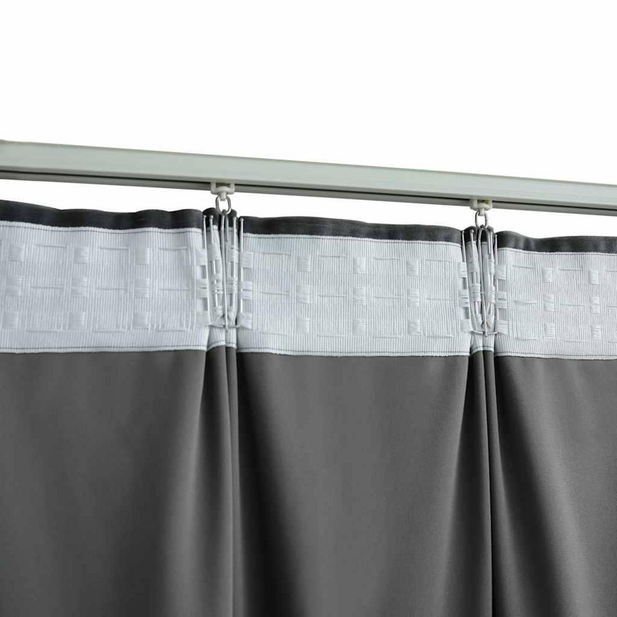 VIDAXL Rideau occultant avec crochets Velours Anthracite 290x245 cm