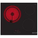 BOSCH Table de cuisson vitrocéramique 60cm 3 feux 5700w noir - PKK611BB8E