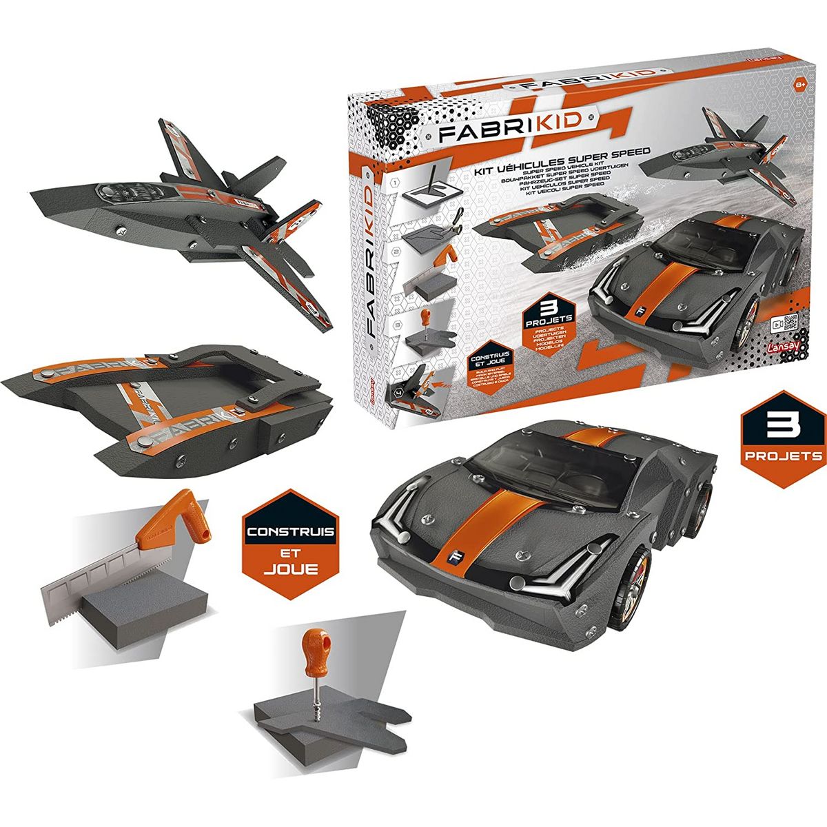 LANSAY Fabrikid Kit Véhicules Super Speed