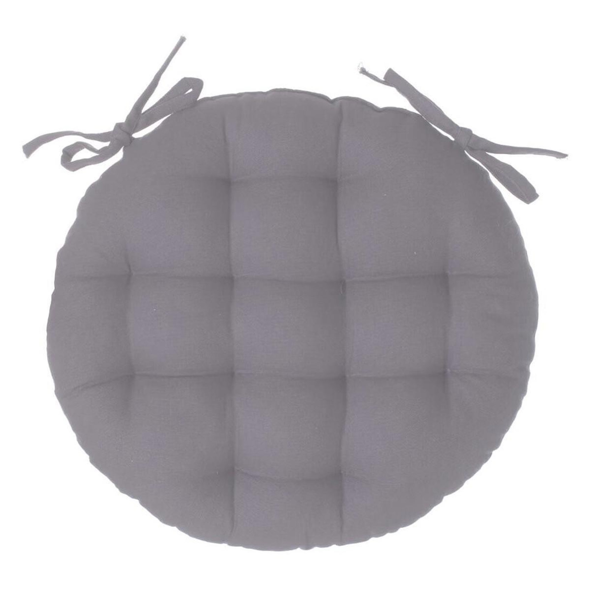 ATMOSPHERA Galette de Chaise Ronde  Leana  38cm Gris