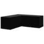 Voir la diapositive 2 : VIDAXL Housses de salon de jardin 2pcs Forme L 12 œillets 250x250x90cm
