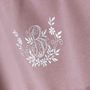 Voir la diapositive 2 : Paris Prix Nappe Brodée  Bonheur  140x240cm Rose