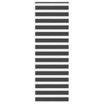 VIDAXL Store zebre noir 75x200 cm largeur du tissu 70,9 cm polyester