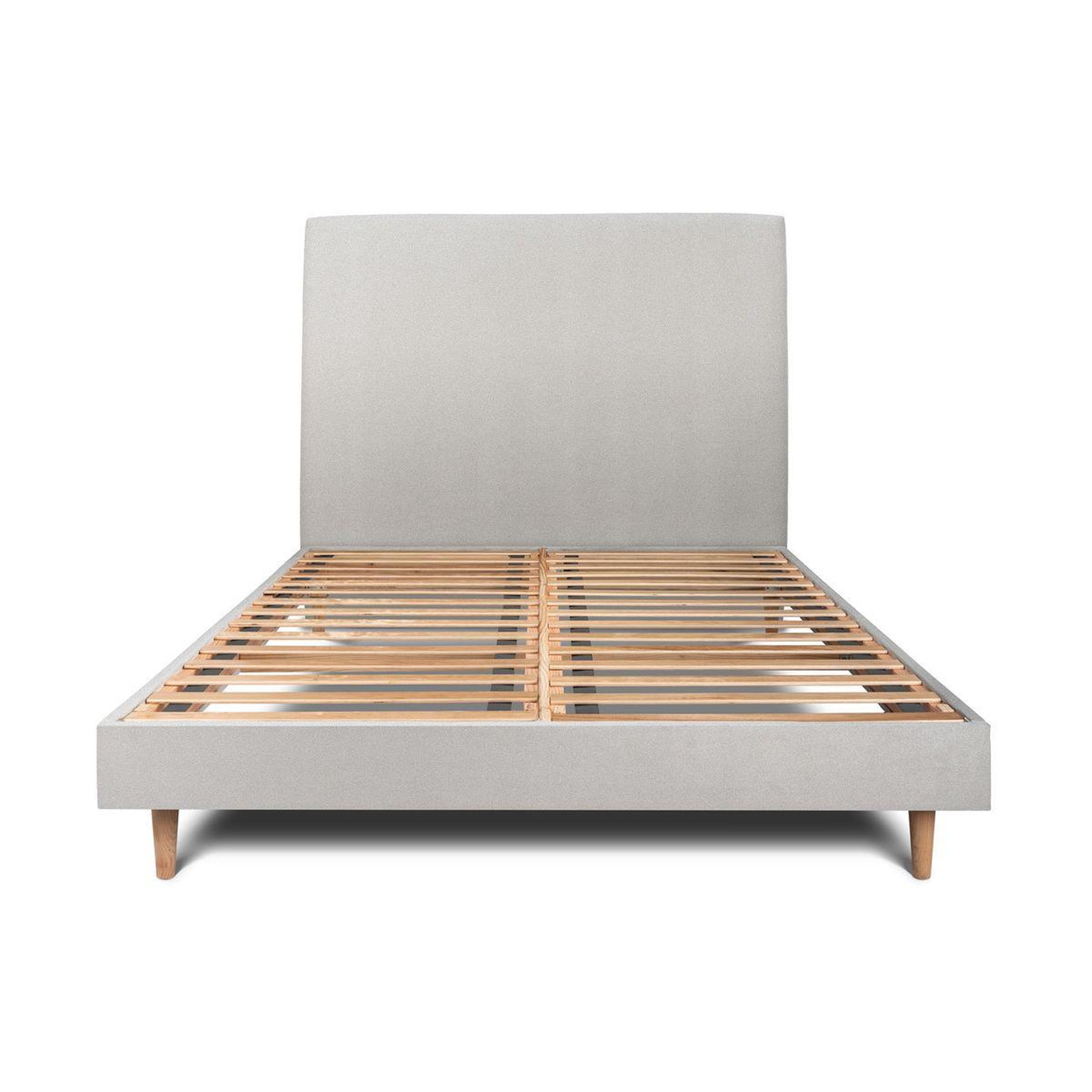 Voir la diapositive 1 : Sommeil de Plomb Lit avec tête de lit tapissier velours et sommier kit - Hauteur totale : 29cm