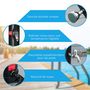 Voir la diapositive 5 : OUTSUNNY Douche solaire d'extérieur réservoir 20L pression max. 3,5 bar - mitigeur, grand pommeau orientable, robinet à pied - PVC ABS noir