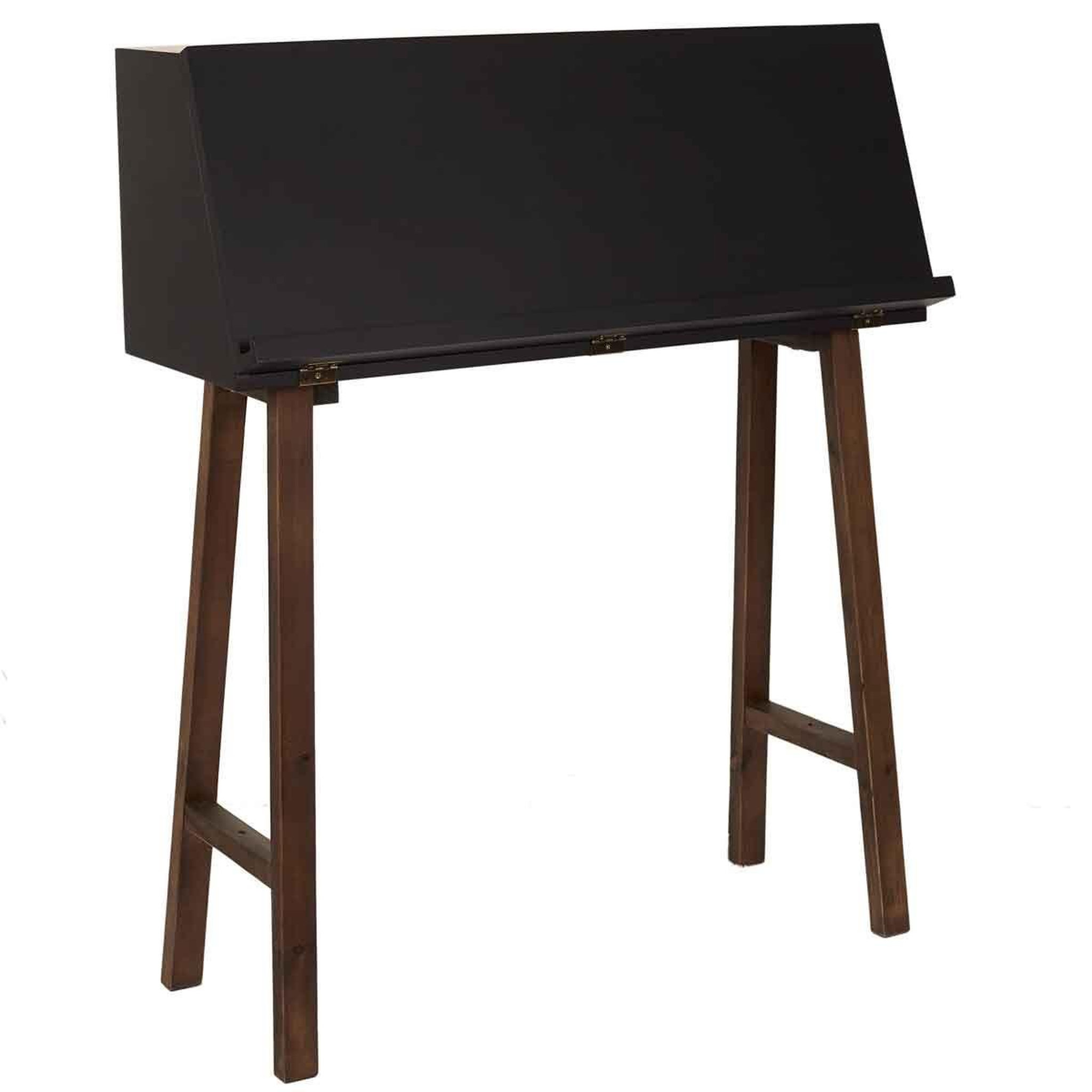 Voir la diapositive 2 : The Home Deco Factory Bureau cabinet design  emile  104cm vert & marron