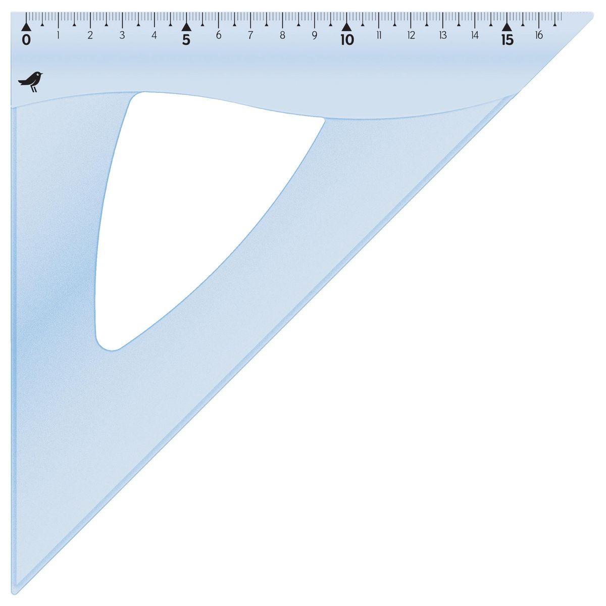 AUCHAN Equerre en plastique 45 degrés incassable