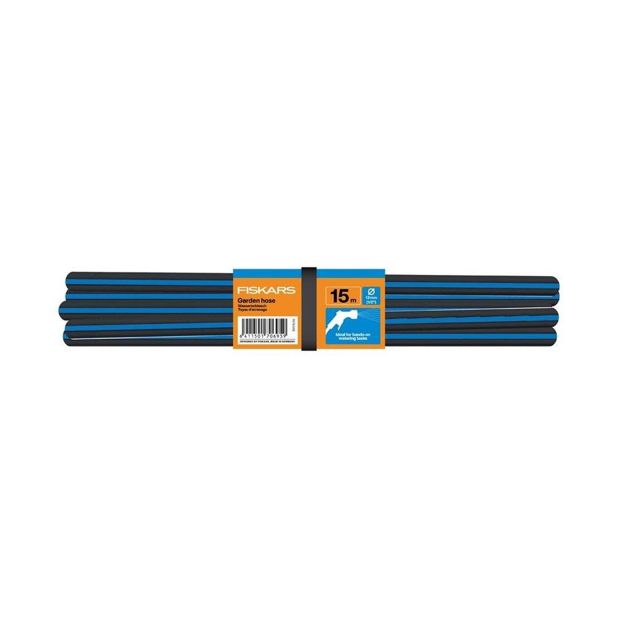 Fiskars Tuyau d'arrosage Solid 13 mm (1/2”), 15 m