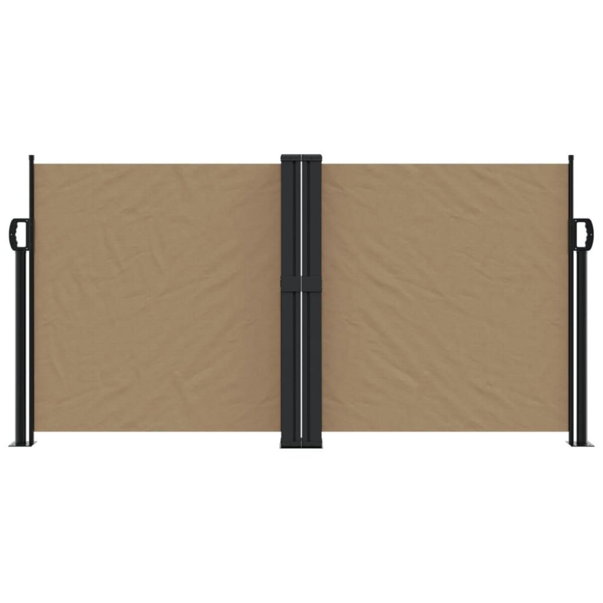 VIDAXL Auvent lateral retractable taupe 120x600 cm
