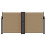 Voir la diapositive 3 : VIDAXL Auvent lateral retractable taupe 120x600 cm