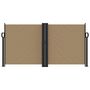 Voir la diapositive 3 : VIDAXL Auvent lateral retractable taupe 120x600 cm