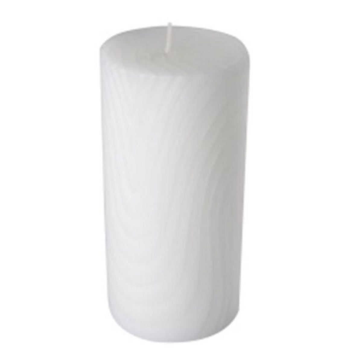 Paris Prix Bougie Pilier Déco Embossée  Santan  14cm Blanc