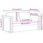 Voir la diapositive 6 : VIDAXL Canape-lit 2 en 1 noir 112x174x55 cm tissu