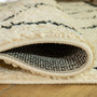 Voir la diapositive 4 : FUTURE HOME Tapis déco type berbère à poils longs 133x190cm