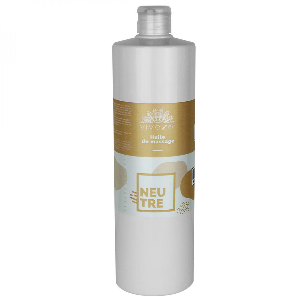VIVEZEN Huile de massage, modelage, 1L - Neutre