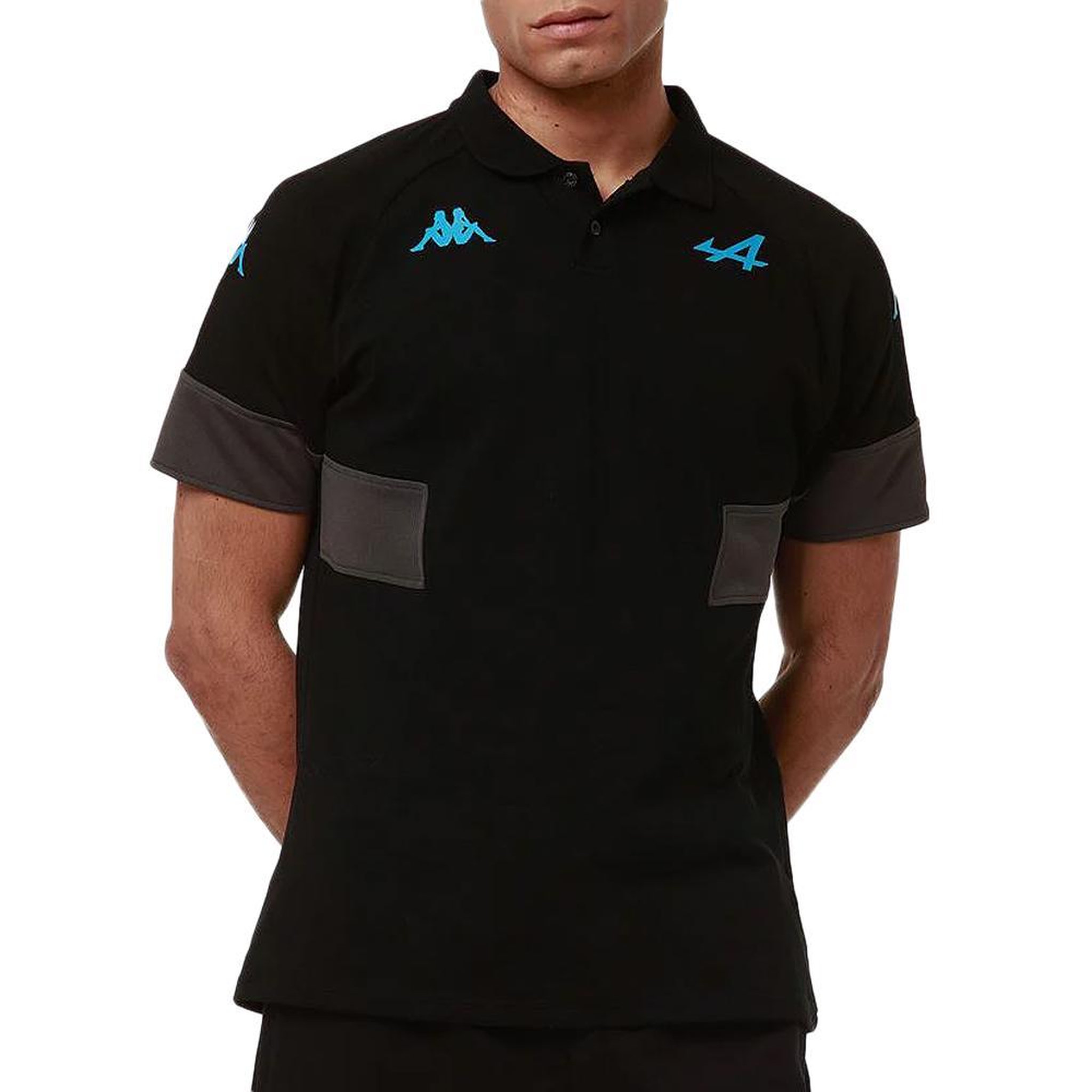KAPPA Polo  Homme Kappa Andoi Alpine F1. Coloris disponibles : Noir