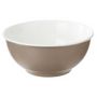 Voir la diapositive 2 : SECRET DE GOURMET Lot de 6 Bols en Porcelaine  Nature  52cl Taupe