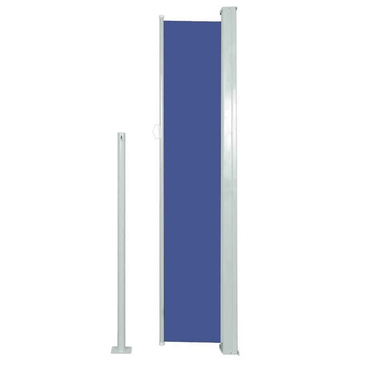 VIDAXL Auvent lateral retractable 120 x 300 cm Bleu