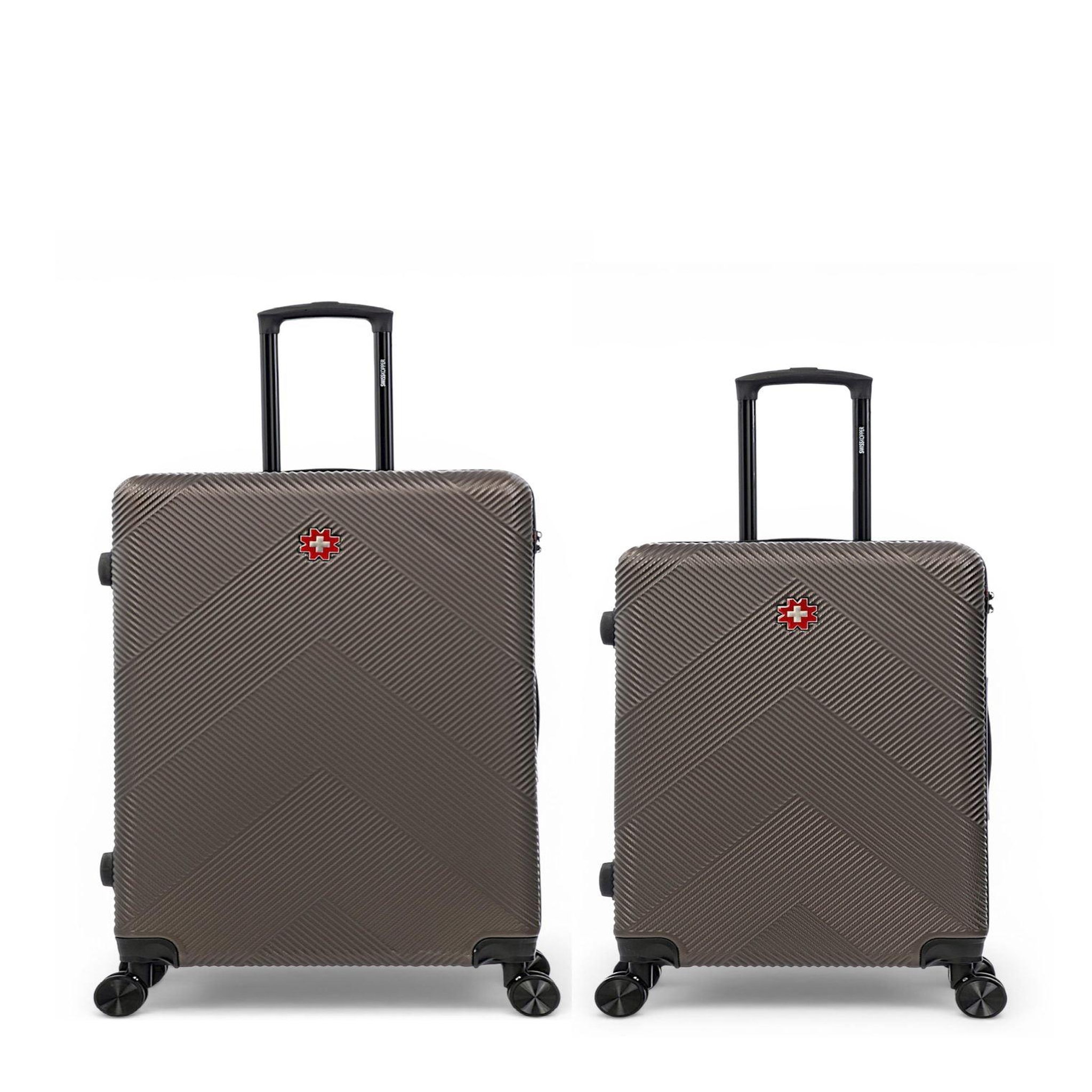 SWISS KOPPER Lot de 2 Valises Rigides Grand Format et Taille Moyenne OLTEN