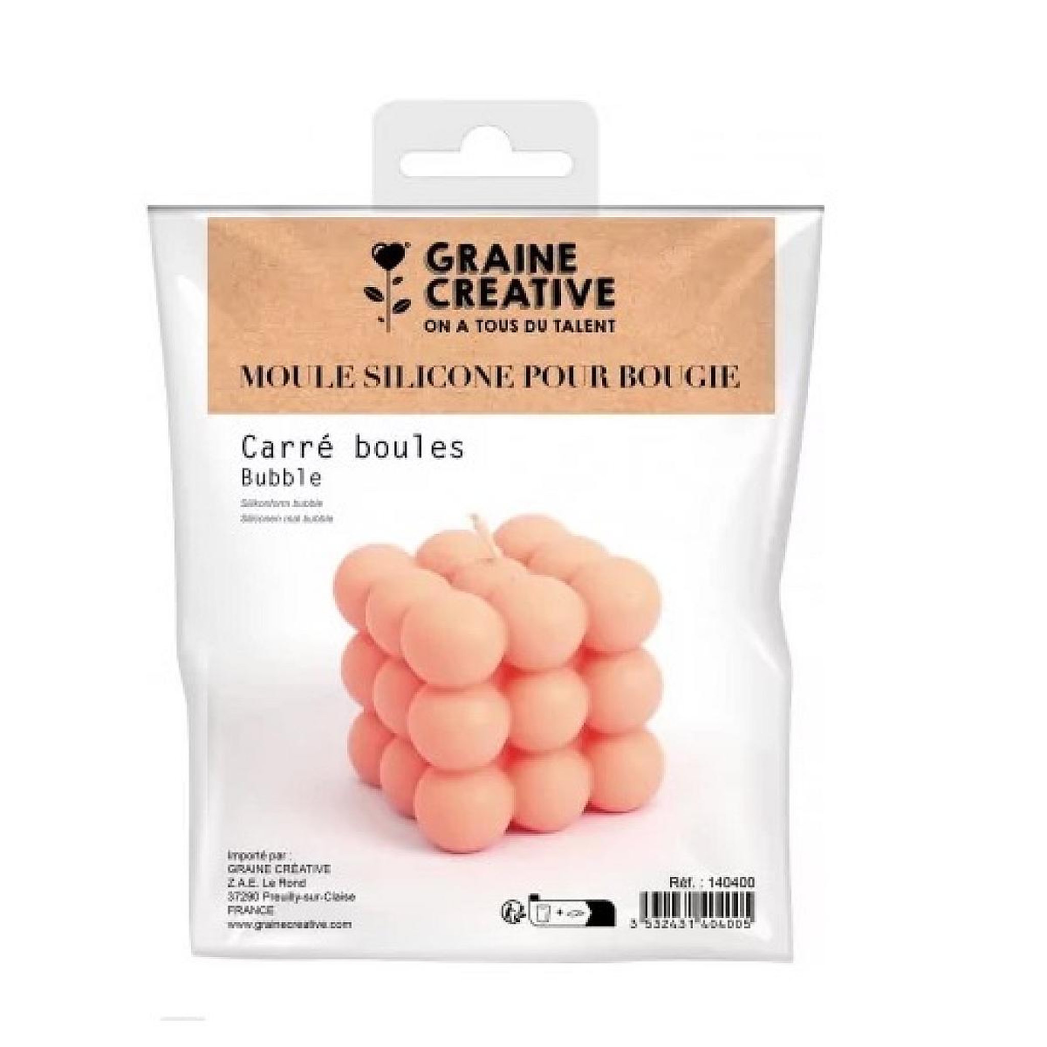 Graine créative Moule en silicone pour creation de bougie Bubble