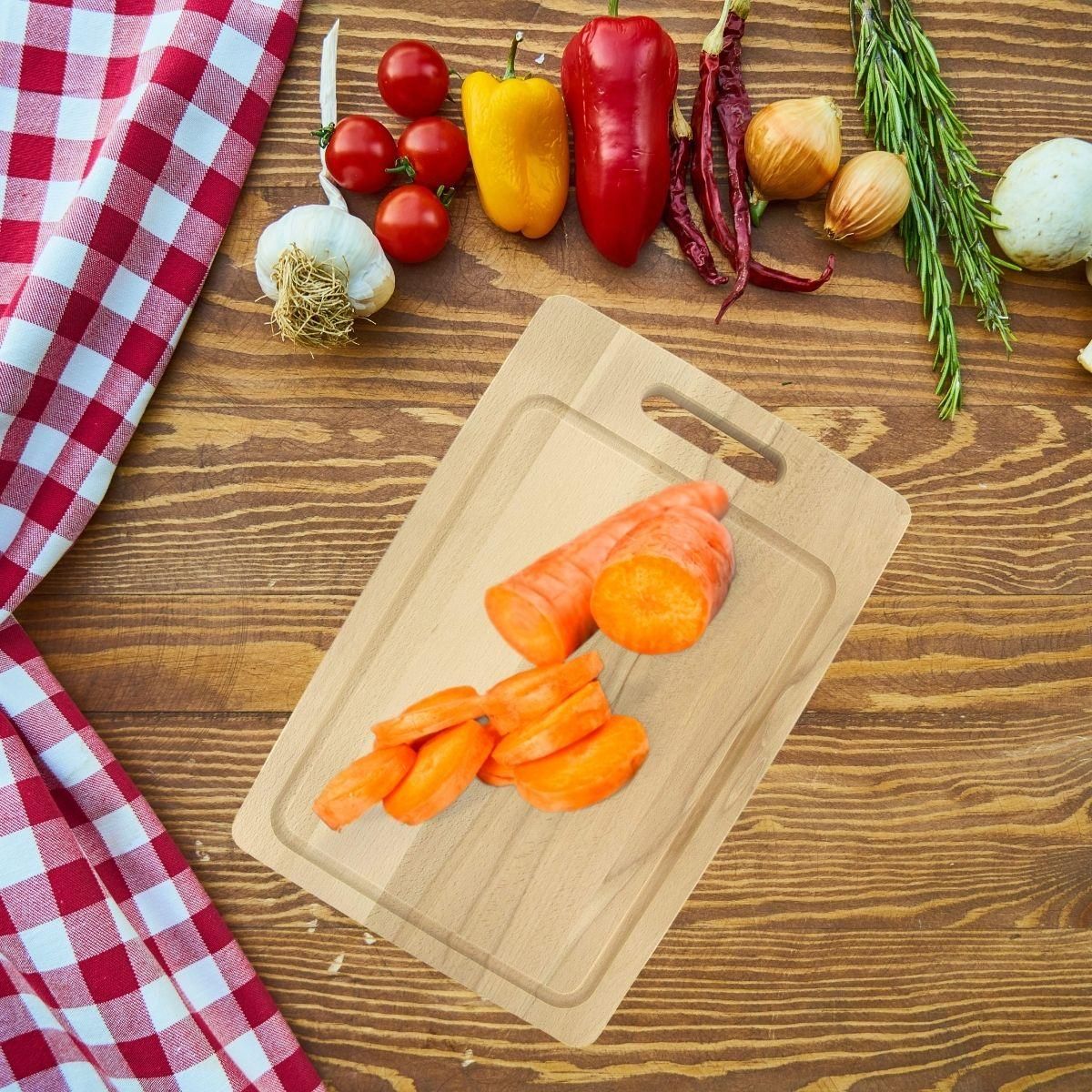 Fackelmann Planche à découper rectangulaire en bois 44 x 30 cm Fackelmann Wood Edition