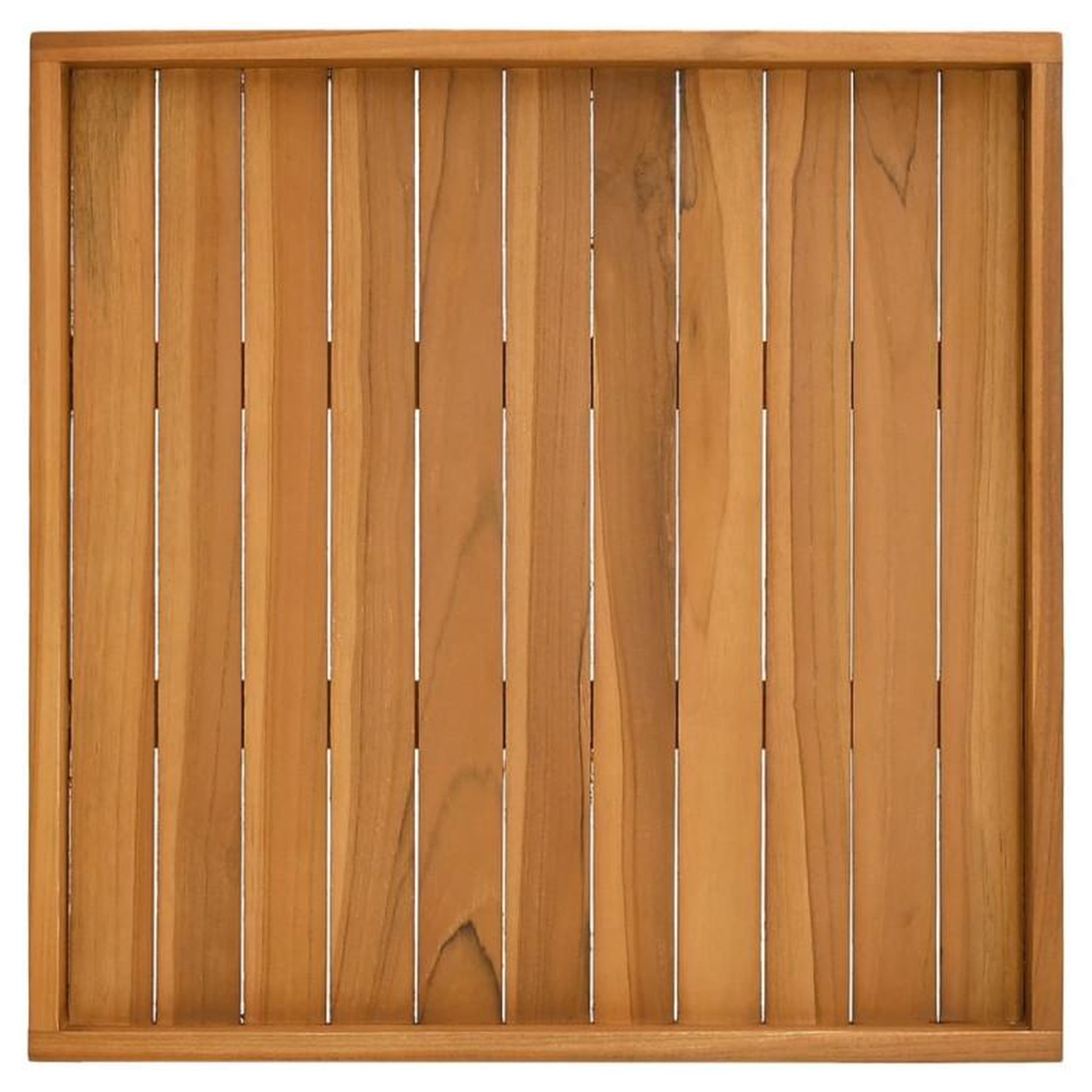 Voir la diapositive 5 : VIDAXL Plateau de service 60x60 cm Bois de teck massif