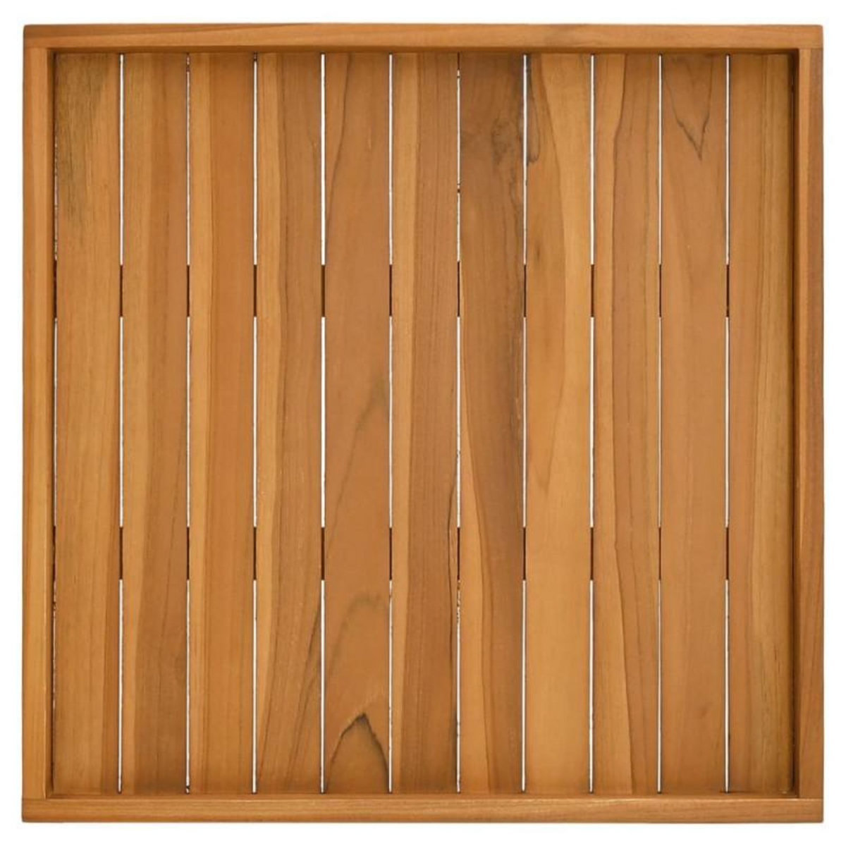 VIDAXL Plateau de service 60x60 cm Bois de teck massif