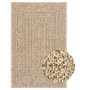 Voir la diapositive 2 : VIDAXL Tapis ZIZUR 240x340 cm aspect de jute interieur et exterieur