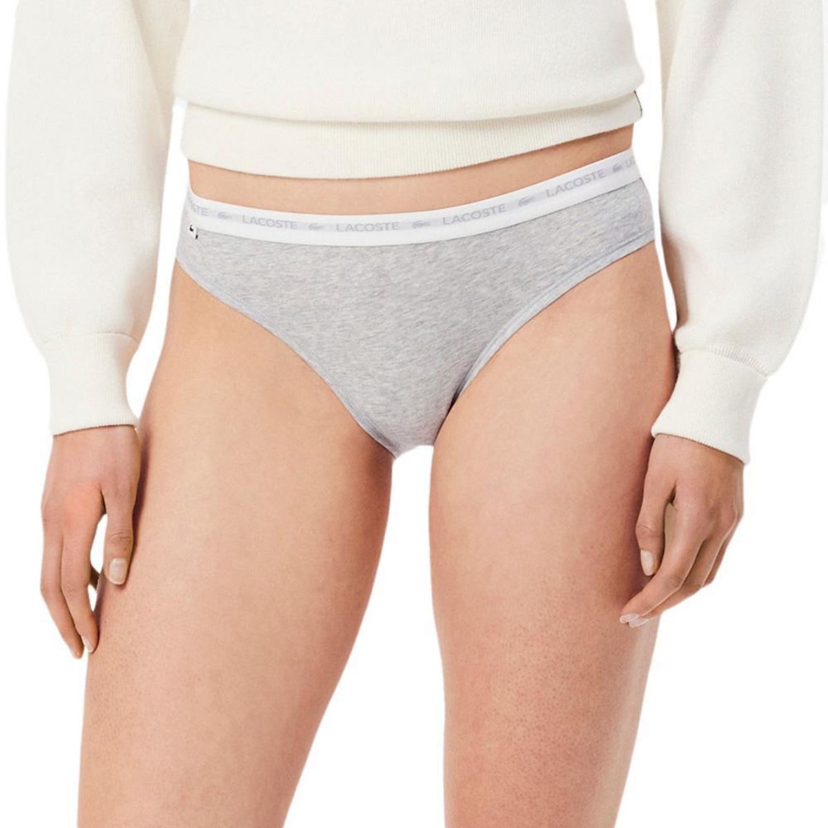 Lacoste X3 Culottes /Noir/Blanc Femme Lacoste coton stretch