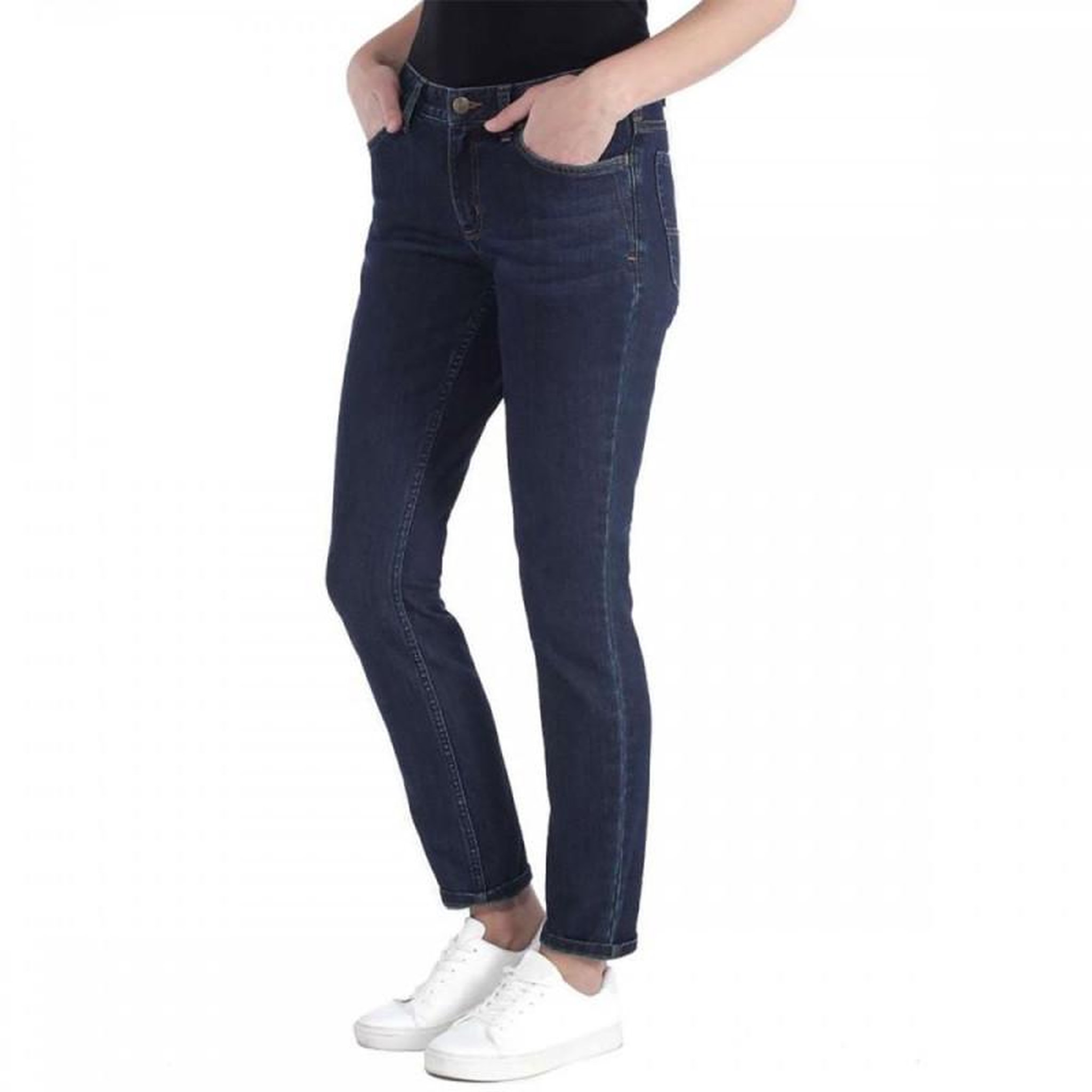 Voir la diapositive 3 : CARHARTT Jean slim fit femme LAYTON SKINNY T42 W10 bleu marine CARHARTT S1102734464W10REG