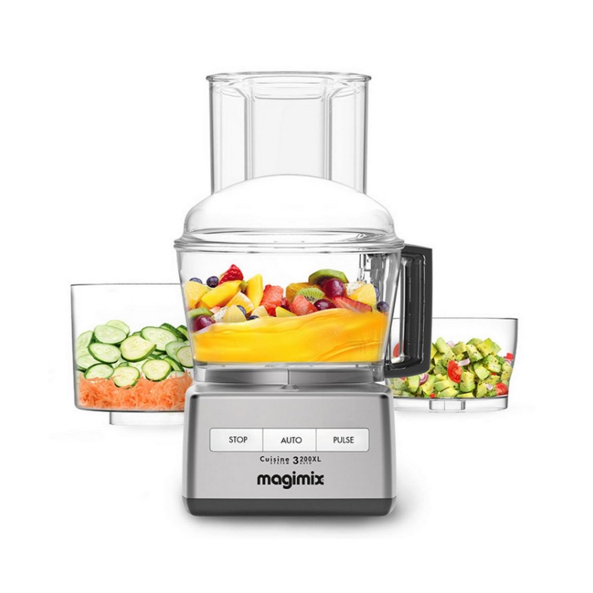 Voir la diapositive 2 : MAGIMIX Robot multifonctions 650w 2.6l - 18371F