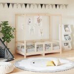 VIDAXL Cadre de lit pour enfant 70x140 cm bois de pin massif