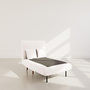 Voir la diapositive 2 : BEST MOBILIER Lumi - banquette convertible clic-clac 1 place en velours côtelé