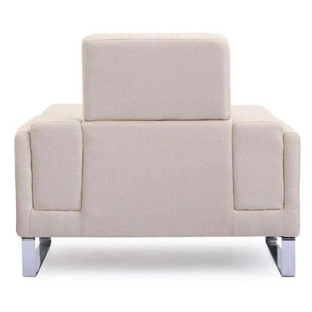 Paris Prix Fauteuil en Tissu  Ezekiel  104cm Beige