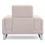 Voir la diapositive 3 : Paris Prix Fauteuil en Tissu  Ezekiel  104cm Beige