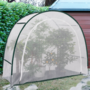 Voir la diapositive 3 : ID MARKET Serre d'hivernage demi lune 200 x 80 x 170 cm balcon et terrasse
