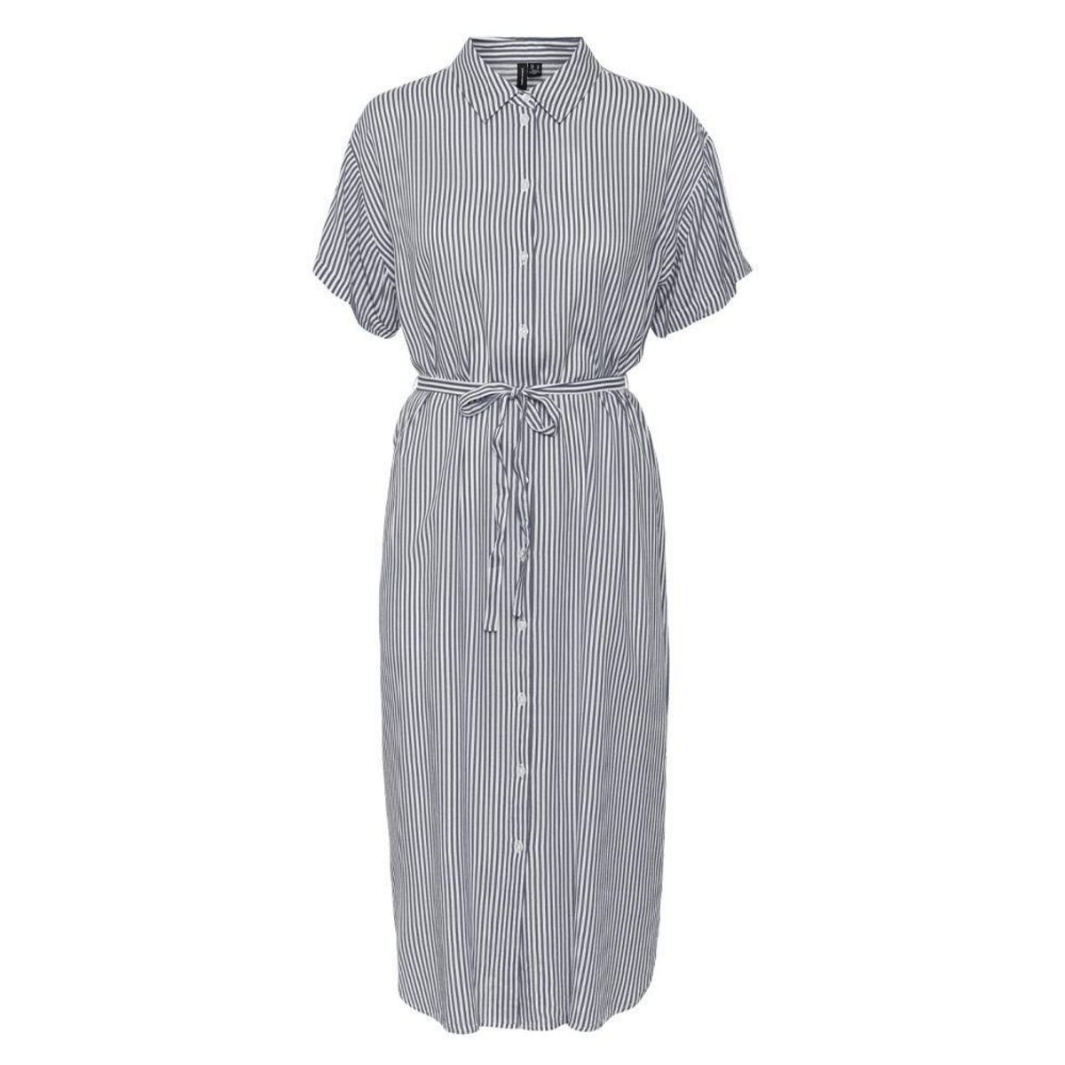 Vero Moda Robe à /Blanc Femme Vero  oda Bumpy