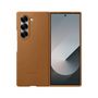 Voir la diapositive 2 : Samsung Coque et étui téléphone mobile Samsung Coque Premium Design Galaxy Z Fold 6 Brun