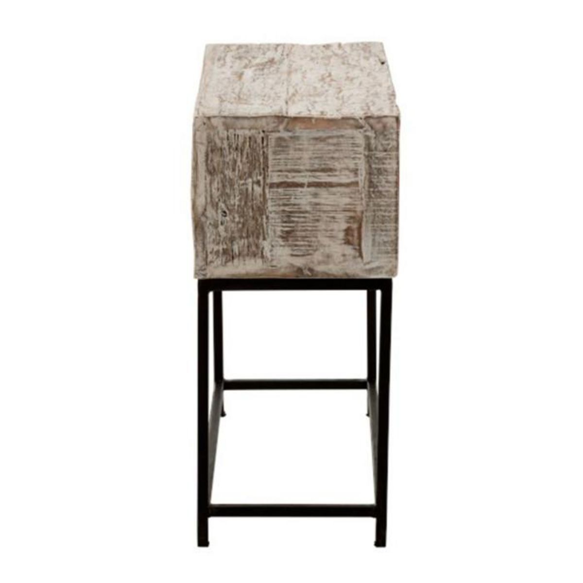 Paris Prix Console 8 Tiroirs en Bois  Marina  76cm Naturel